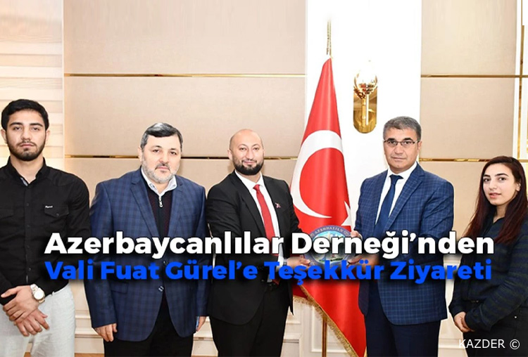 Vali Gürel'e Teşekkür Ziyareti